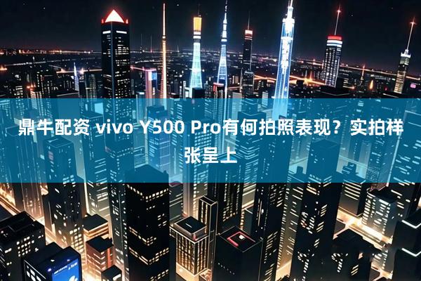 鼎牛配资 vivo Y500 Pro有何拍照表现?实拍样张呈上