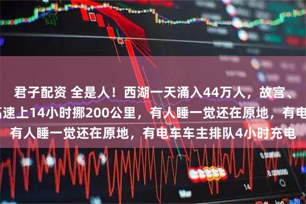 君子配资 全是人！西湖一天涌入44万人，故宫、九寨沟等约满售罄！高速上14小时挪200公里，有人睡一觉还在原地，有电车车主排队4小时充电